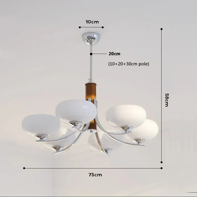 3/5 Hoofd Bauhaus kroonluchter