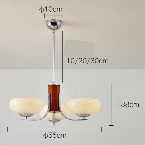 3/5 Hoofd Bauhaus kroonluchter