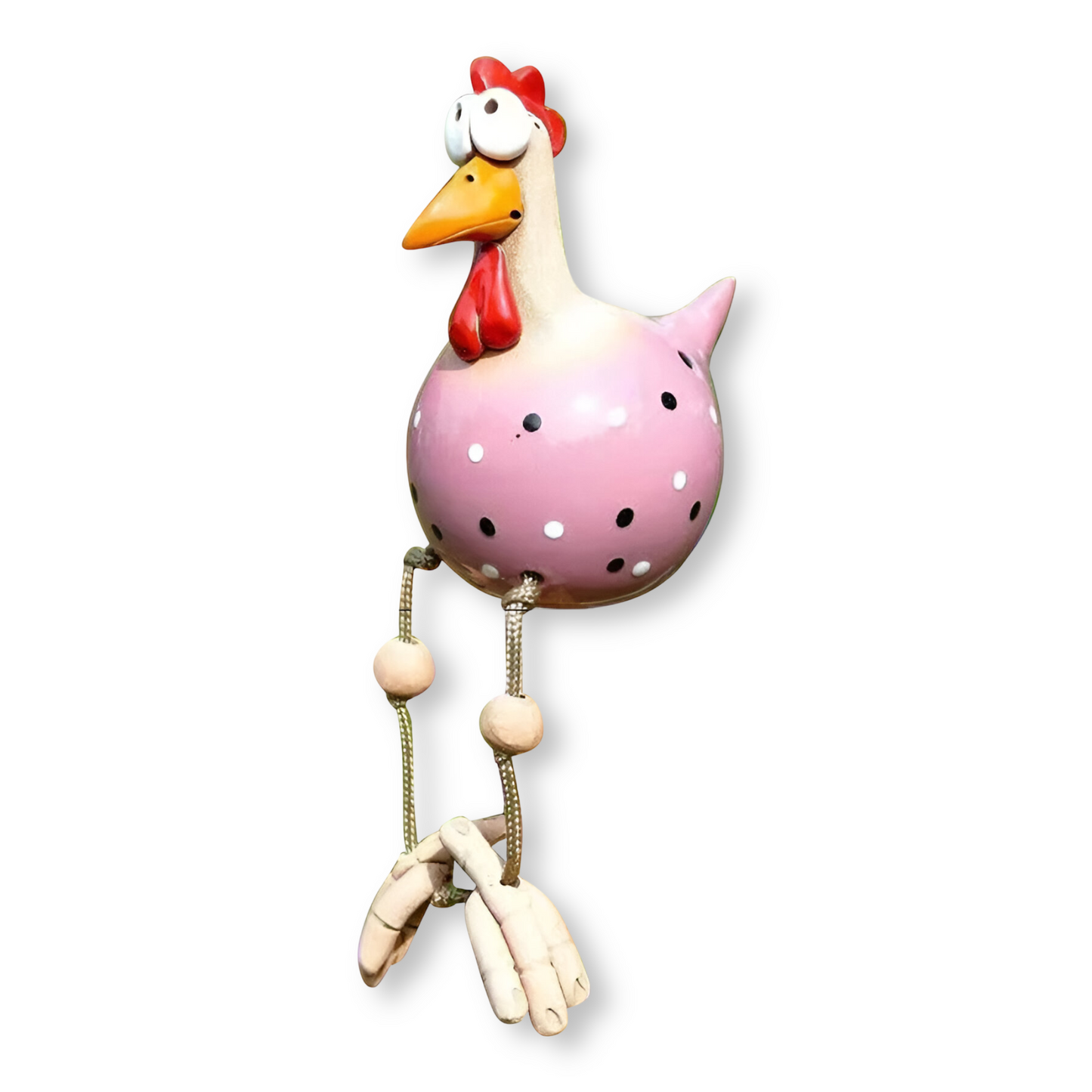 Cluckoo | Eigenzinnig tuinornament met kippen - Weerbestendig boerderijdierbeeldje