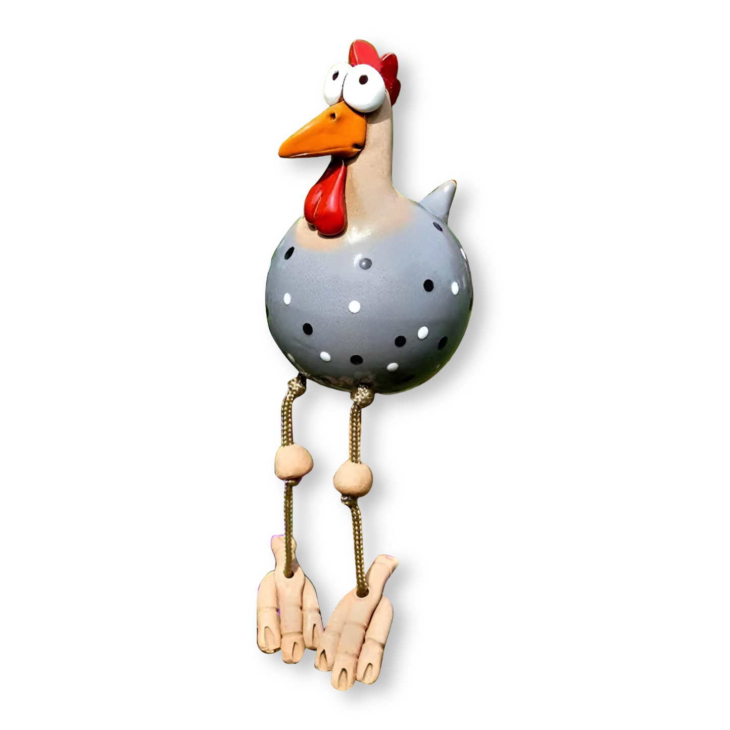 Cluckoo | Eigenzinnig tuinornament met kippen - Weerbestendig boerderijdierbeeldje