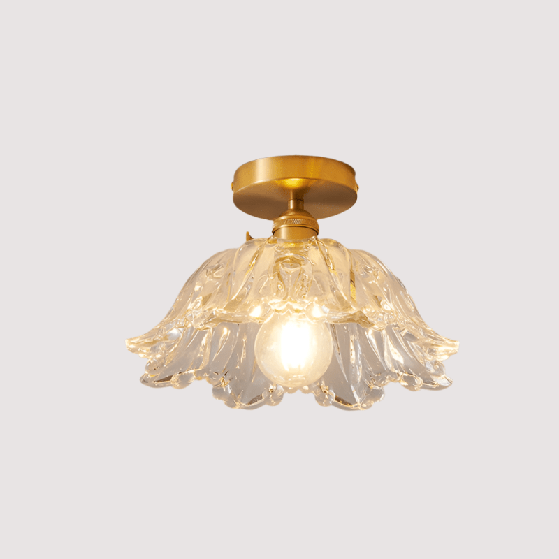 Glazen Bloem Hanglamp