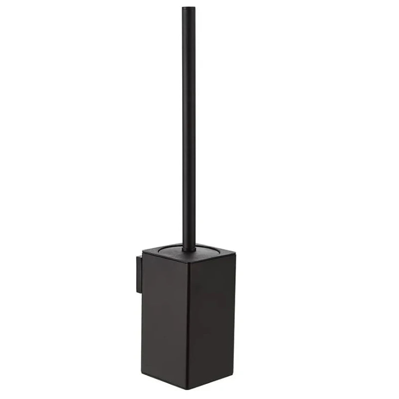 MidnightScrub | Stijlvolle Zwarte Toiletborstel & Houder