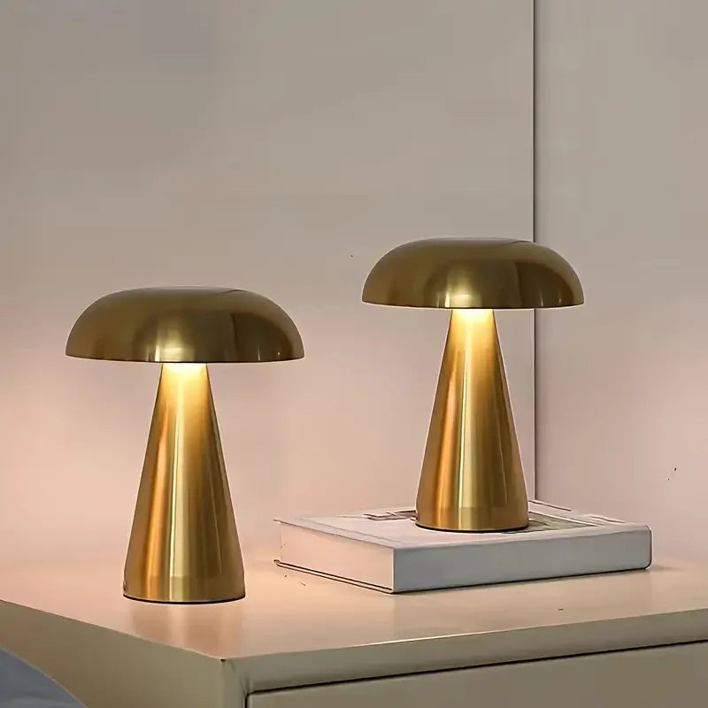 Retro paddestoel LED Tafellamp - Stijlvolle Sfeer