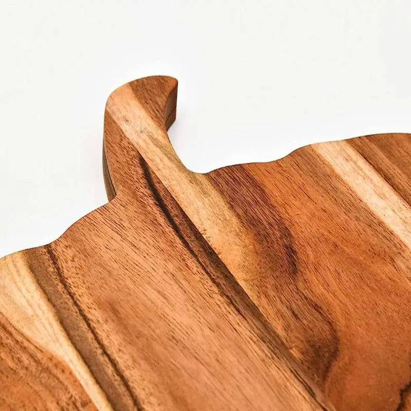 SnackVorm | Kleine Houten Pompoenvorm Snijplank voor Maaltijdprep