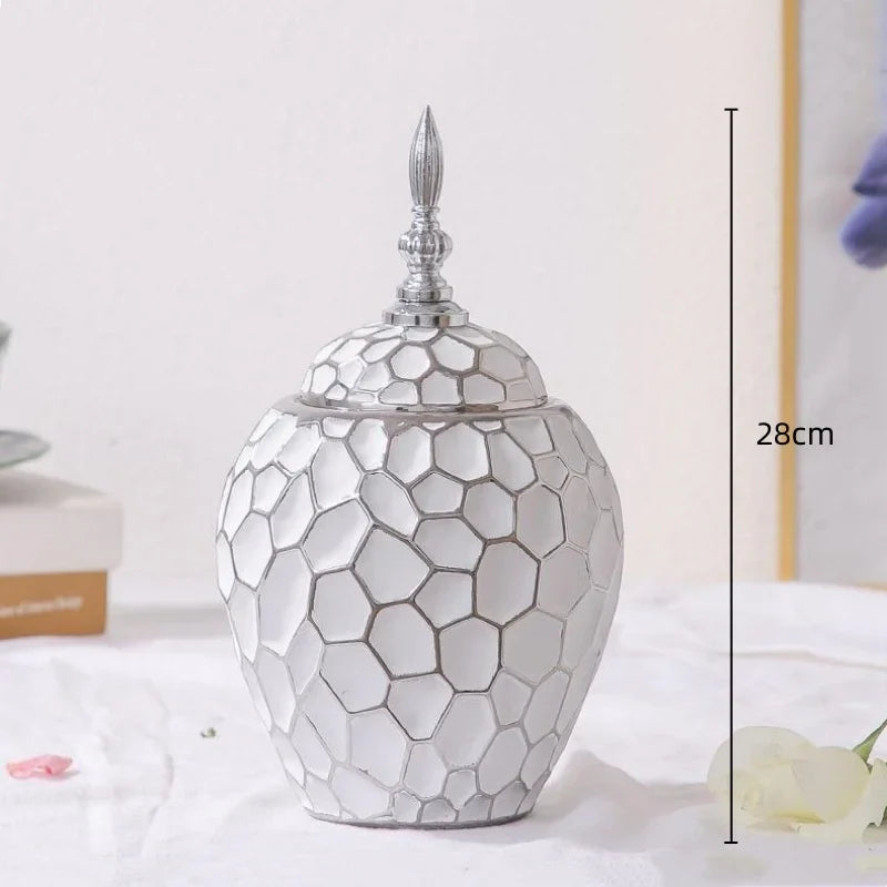 GoldenPattern | Keramische Vaas