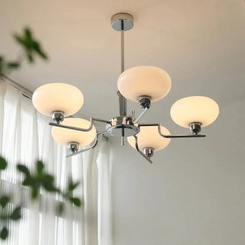 Middeleeuwse Bauhaus kroonluchter