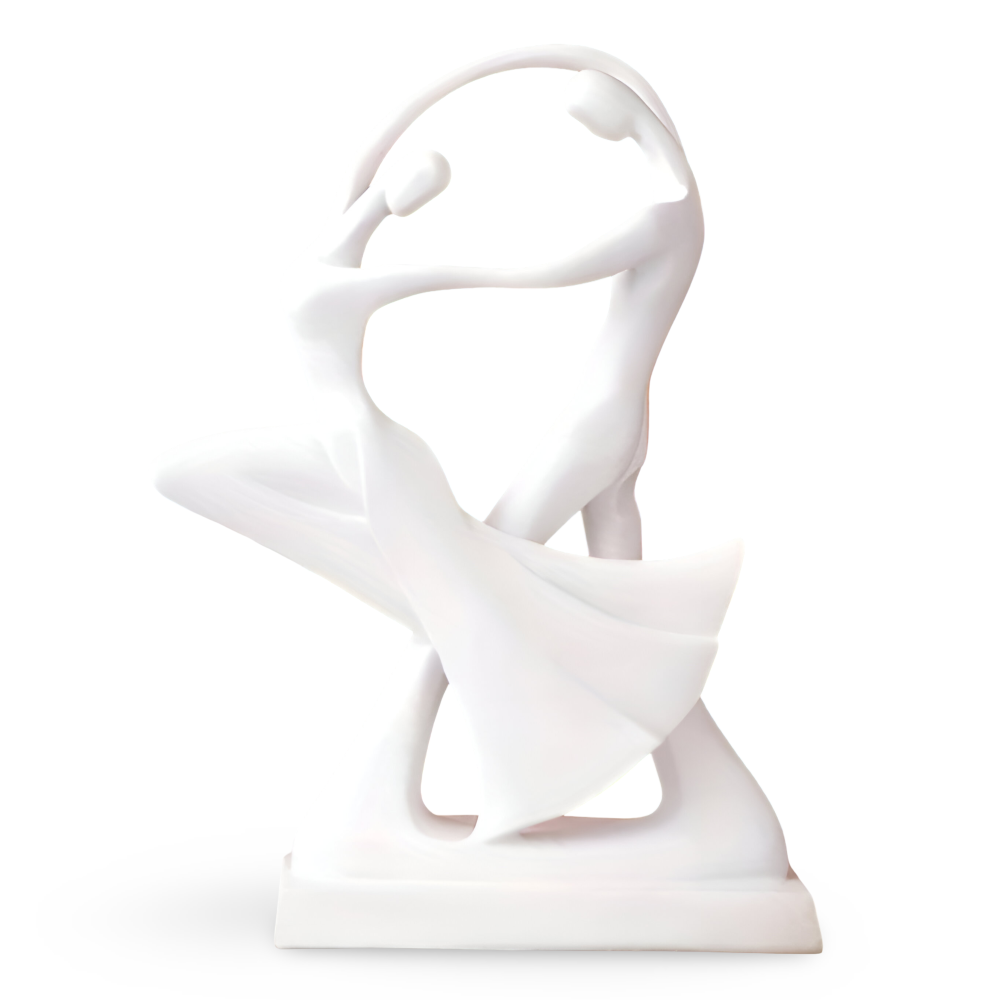 MonoGroove | Harsdans Sculptuur – Moderne abstracte kunstversiering voor thuis en op kantoor