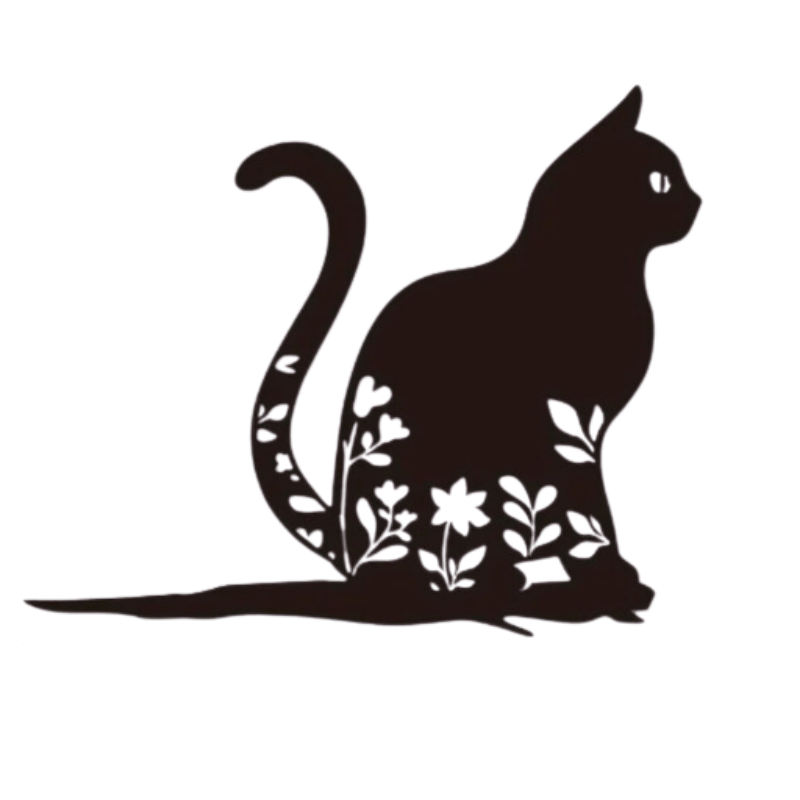 FelineFantasy | Metalen Katten Silhouet voor Tuin & Patio