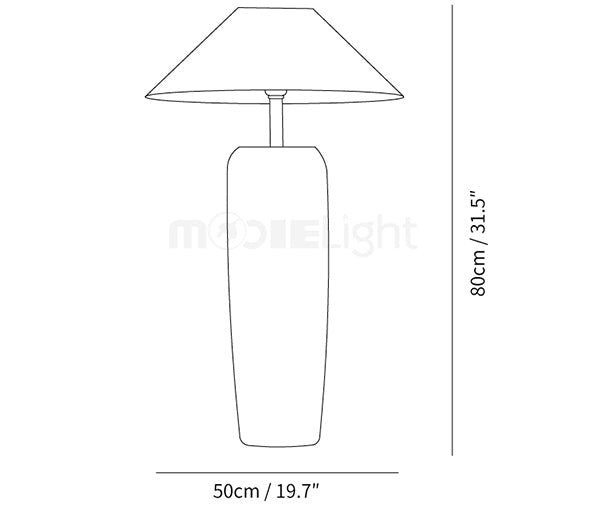 Verweerd houten vloerlamp