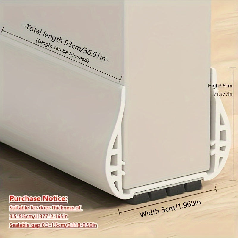 SnugBlock | Verstelbare polyester deurstopper - winddichte isolerende afdichtstrip