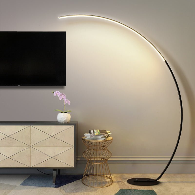 Ardorus grote gebogen vloerlamp