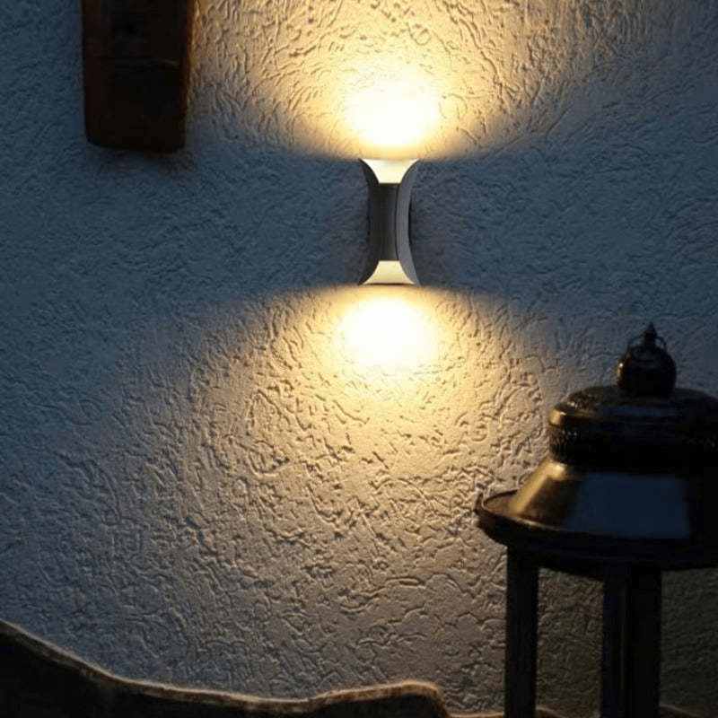 Buiten Waterdichte LED Aluminium Wandlamp