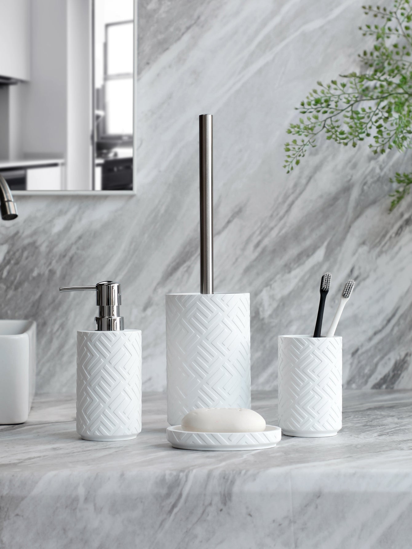 TimelessComfort – Complete 4-delige Badkamer Essentials Set