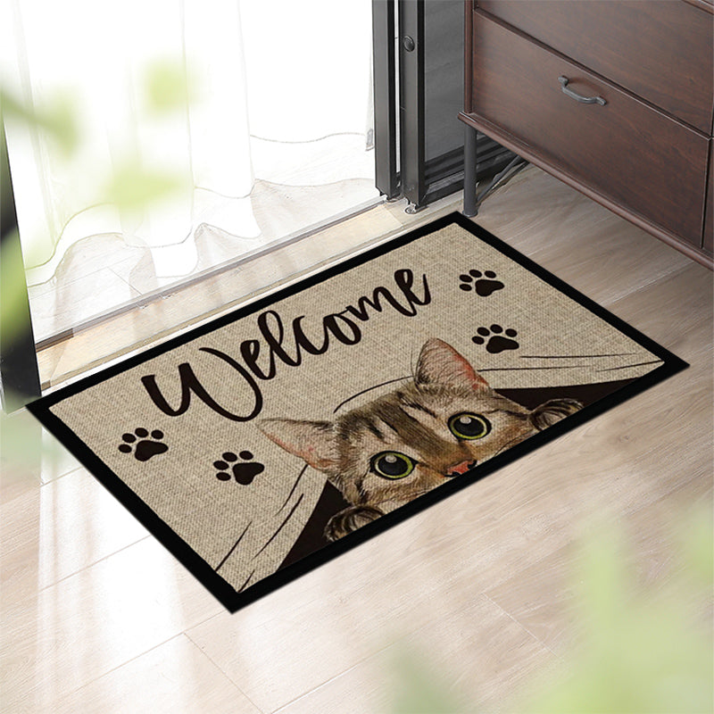 SoftStep | Stijlvolle Badmat met Antislip en Kattenprint