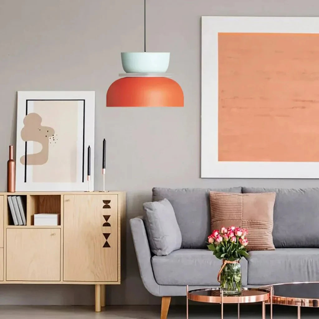 Dulcy Kleurblok Scandinavische Hanglamp