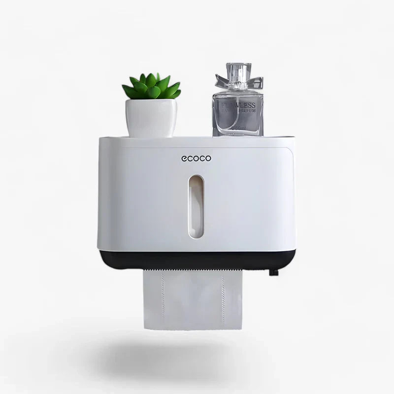 DryRoll | Waterdichte Toiletrolhouder met Extra Opbergruimte