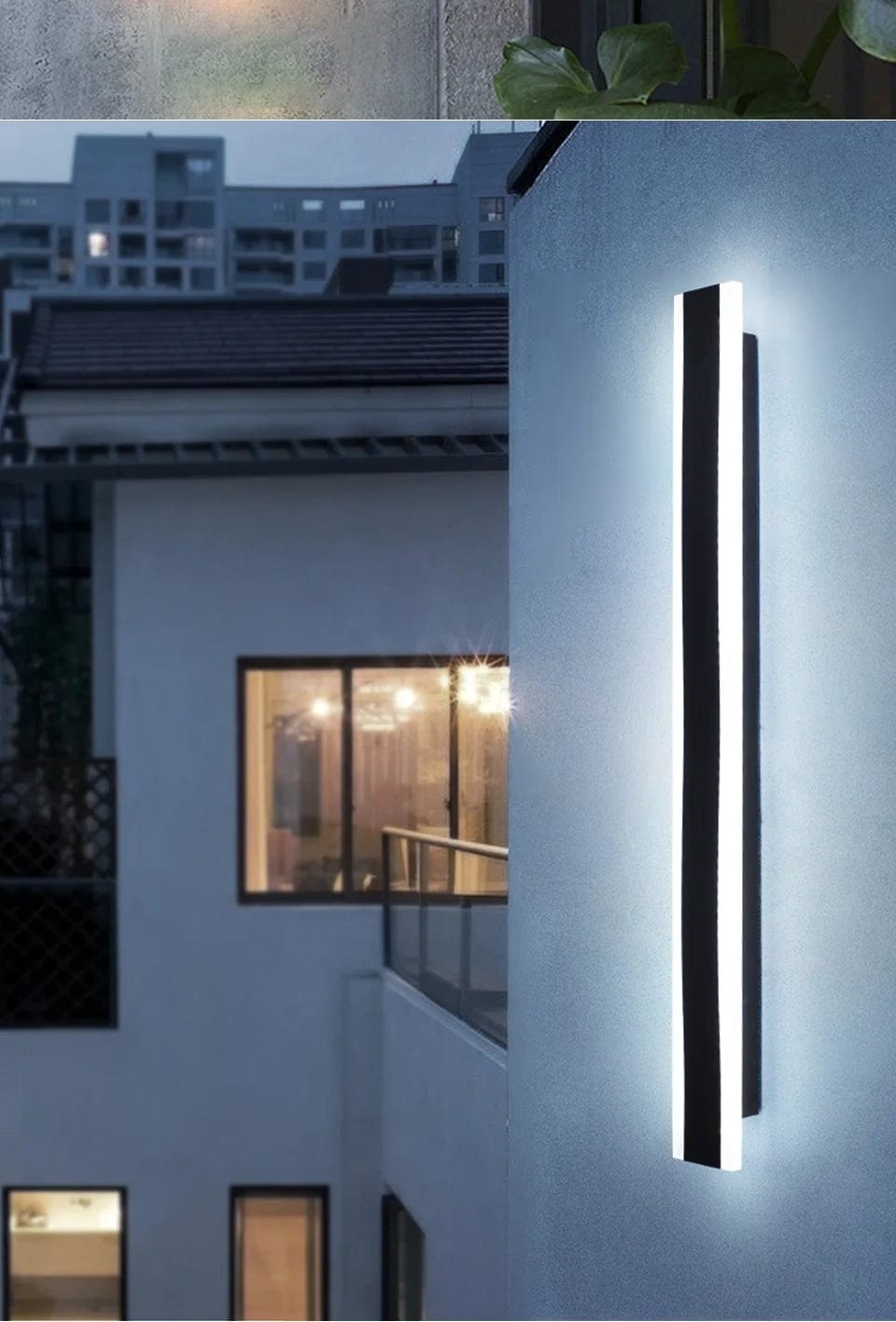 Gestreepte Wandlamp
