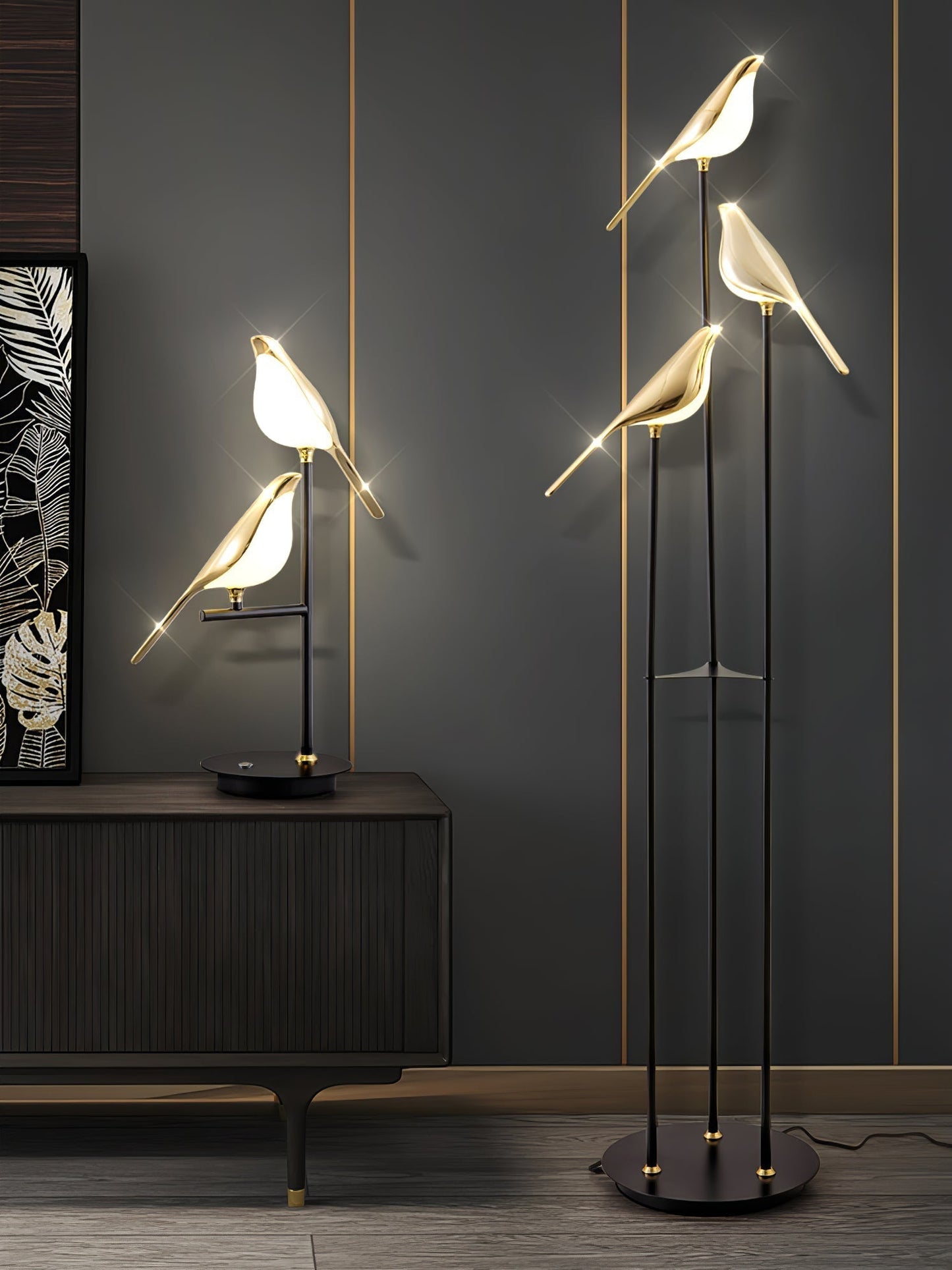 Magpie Perch Fakkellamp Vloerlamp
