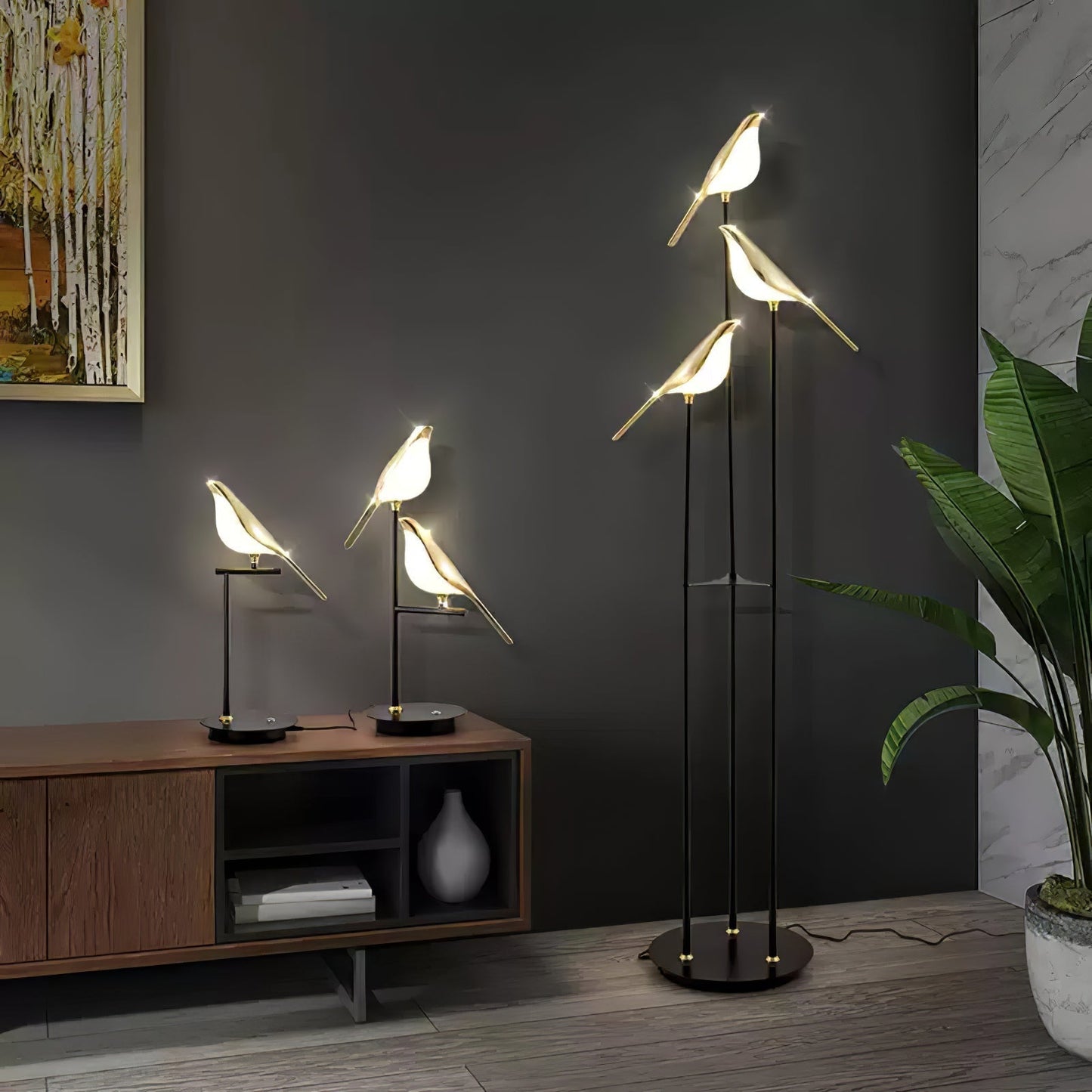 Magpie Perch Fakkellamp Vloerlamp