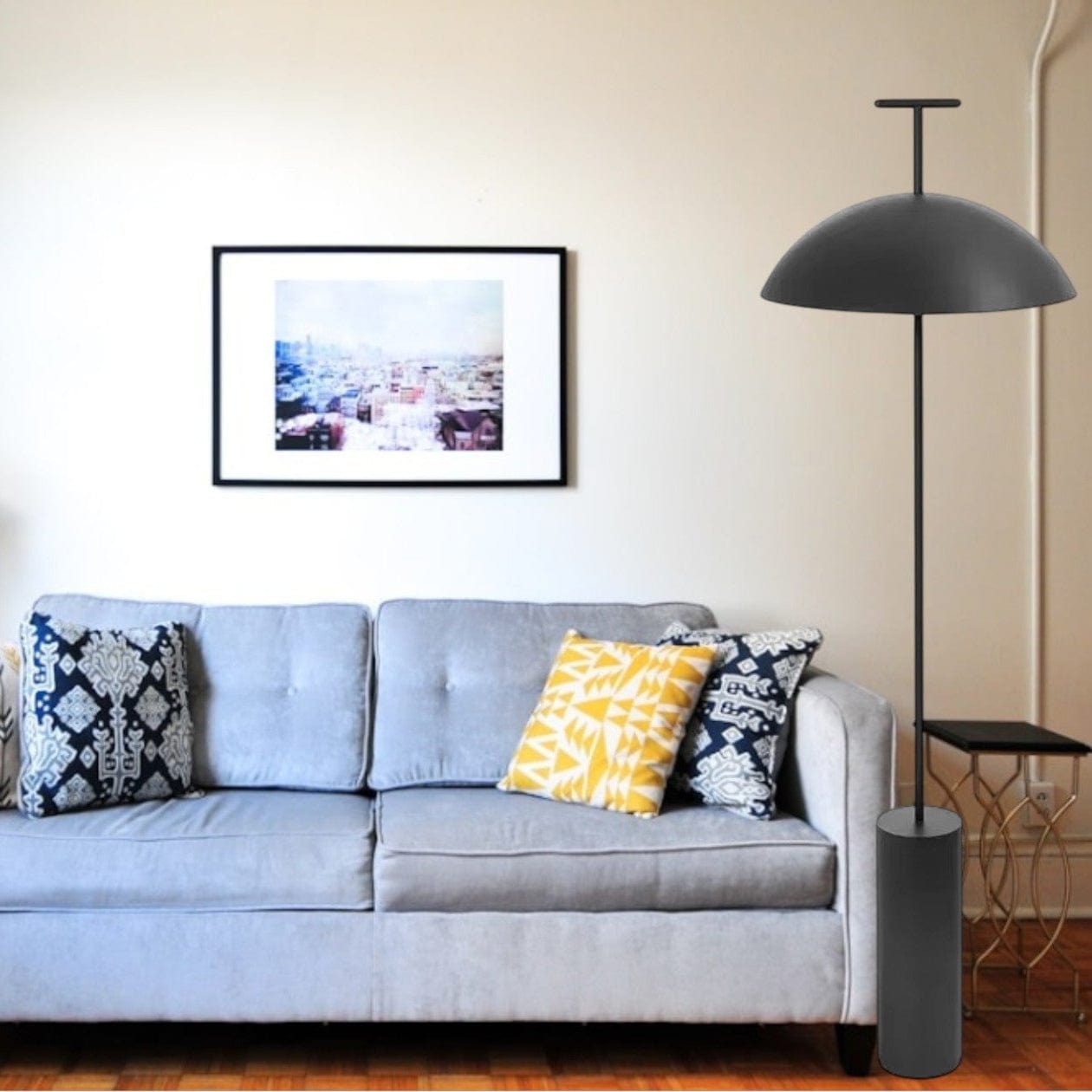 Minimalistische Scandinavische vloerlamp