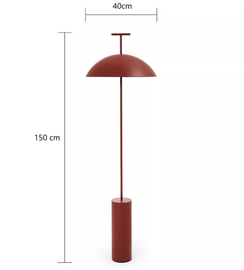 Minimalistische Scandinavische vloerlamp