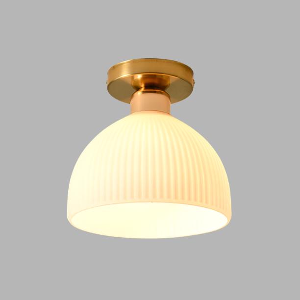 Moderne Melk Wit Glazen Plafondlamp