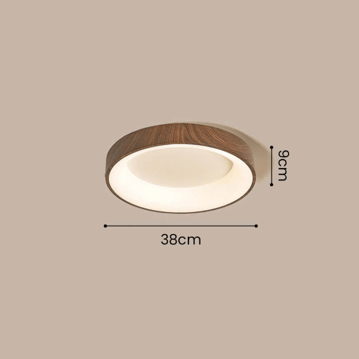 Natuurlijke Houten Plafondlamp