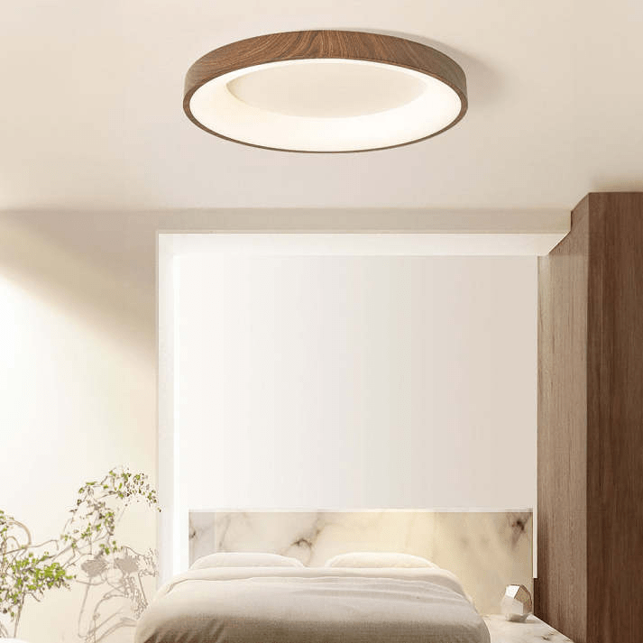 Natuurlijke Houten Plafondlamp