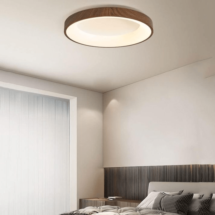 Natuurlijke Houten Plafondlamp