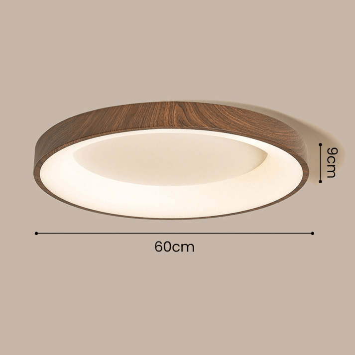 Natuurlijke Houten Plafondlamp