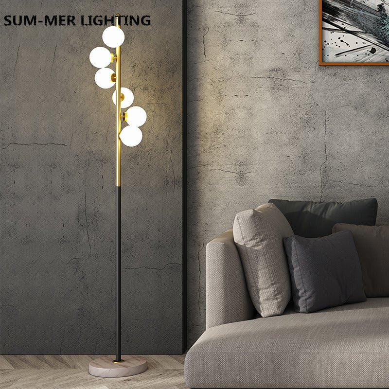 Noorse glazen vloerlamp