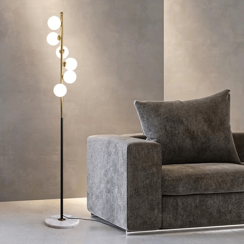 Noorse glazen vloerlamp