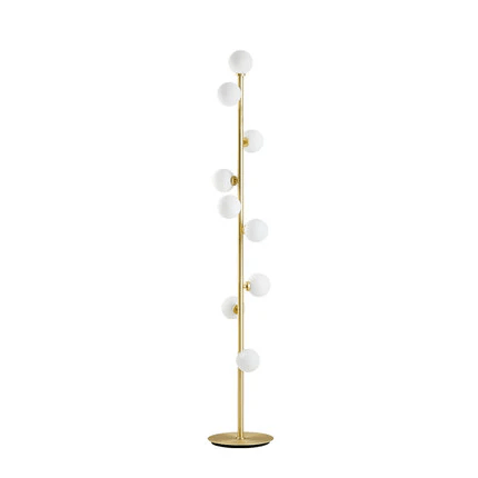 Noorse glazen vloerlamp