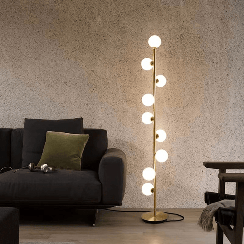 Noorse glazen vloerlamp