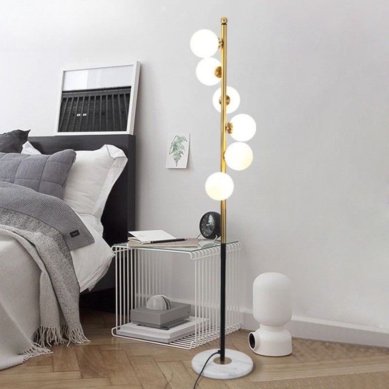 Noorse glazen vloerlamp