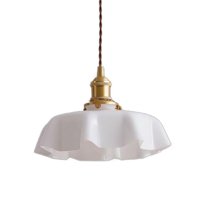 Retro Glazen Bloem Hanglamp