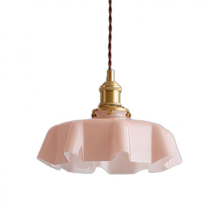Retro Glazen Bloem Hanglamp