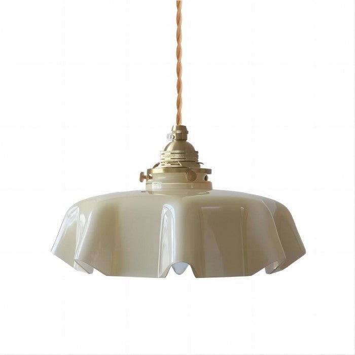 Retro Glazen Bloem Hanglamp