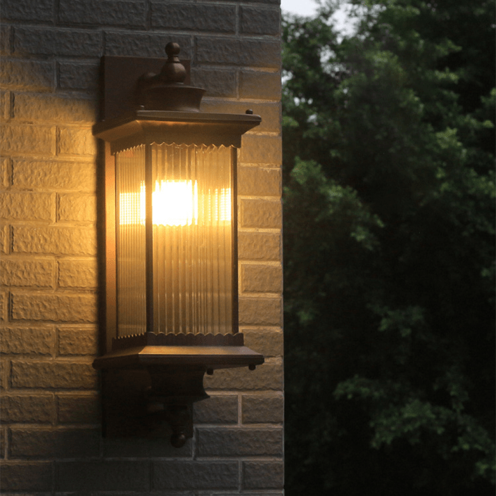 Retro Rechthoekige Buiten Wandlamp