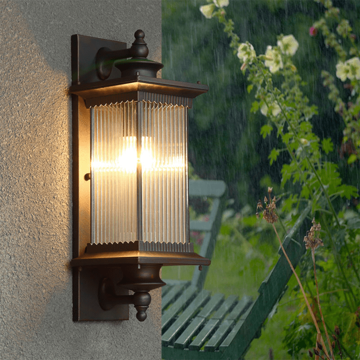 Retro Rechthoekige Buiten Wandlamp