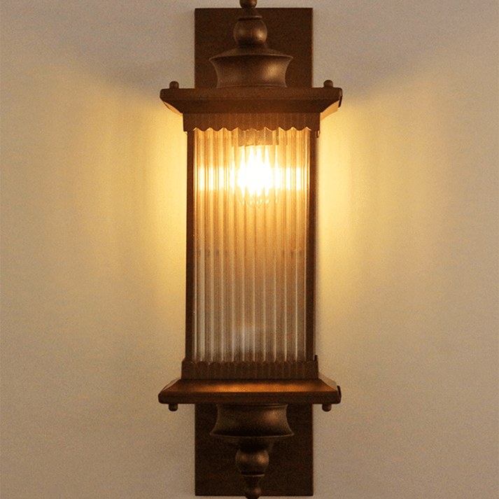 Retro Rechthoekige Buiten Wandlamp