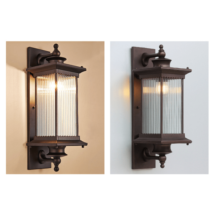 Retro Rechthoekige Buiten Wandlamp
