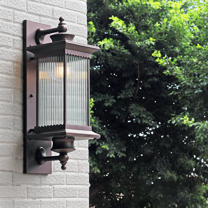 Retro Rechthoekige Buiten Wandlamp