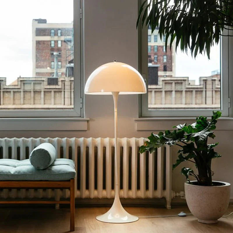 Scandinavisch Deense design LED paddenstoel vloerlamp