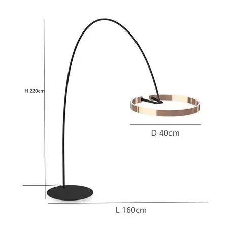 Scandinavische LED design staande lamp