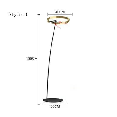 Scandinavische LED design staande lamp