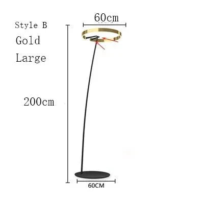 Scandinavische LED design staande lamp