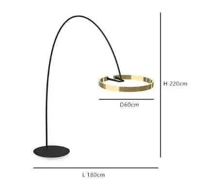 Scandinavische LED design staande lamp