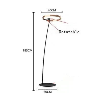 Scandinavische LED design staande lamp