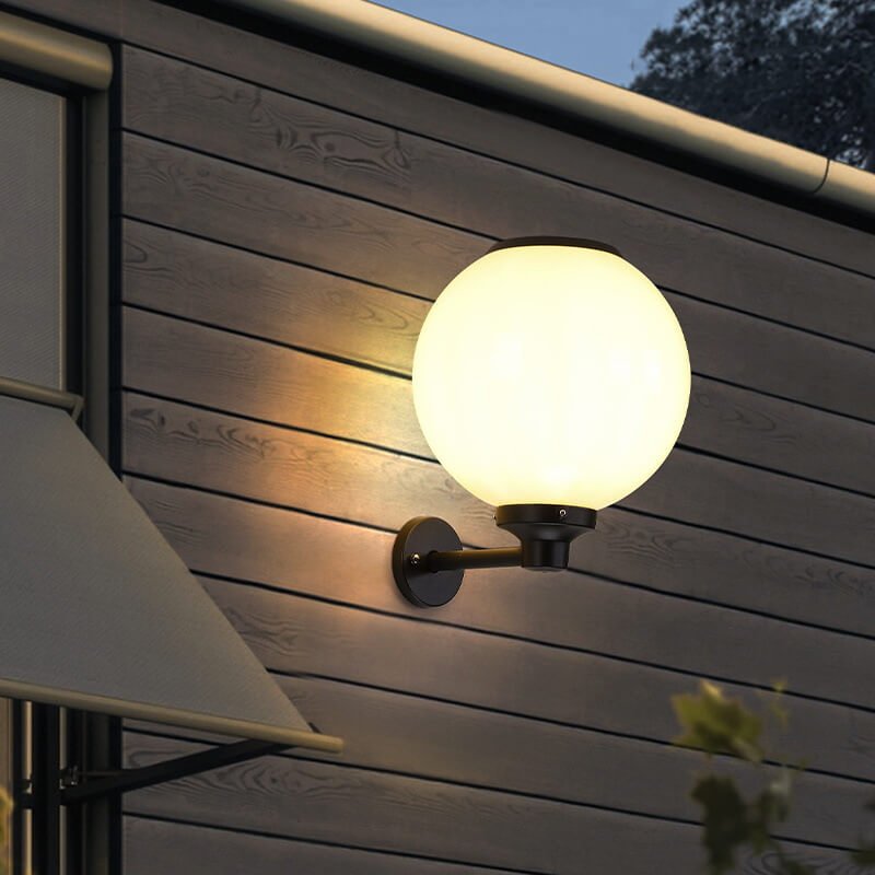 Waterdichte wandlamp op zonne-energie voor buiten